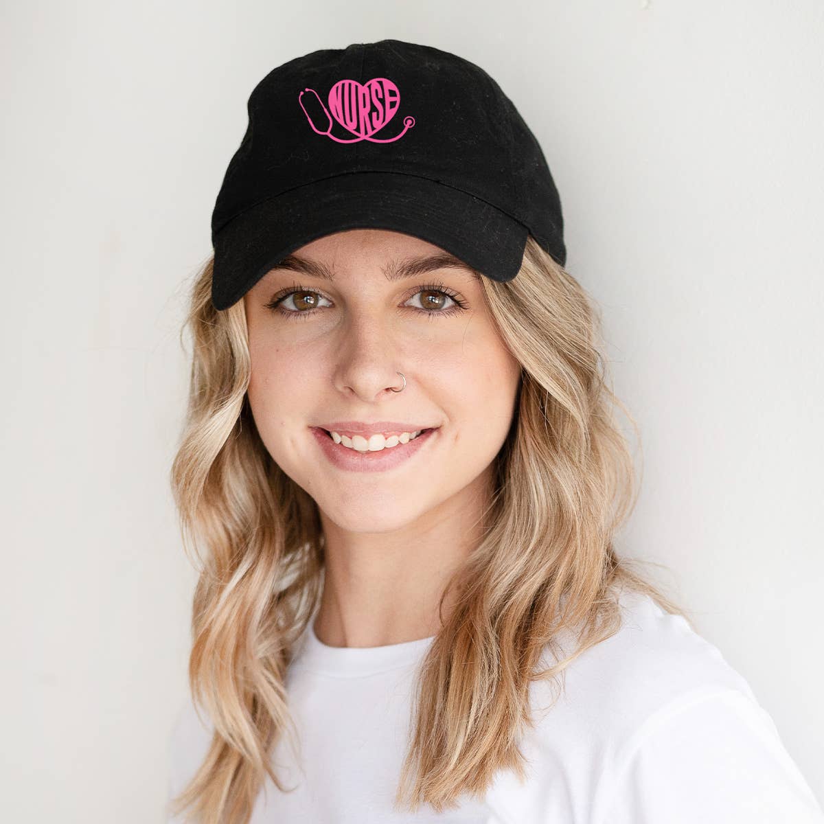 Heart Nurse Cap