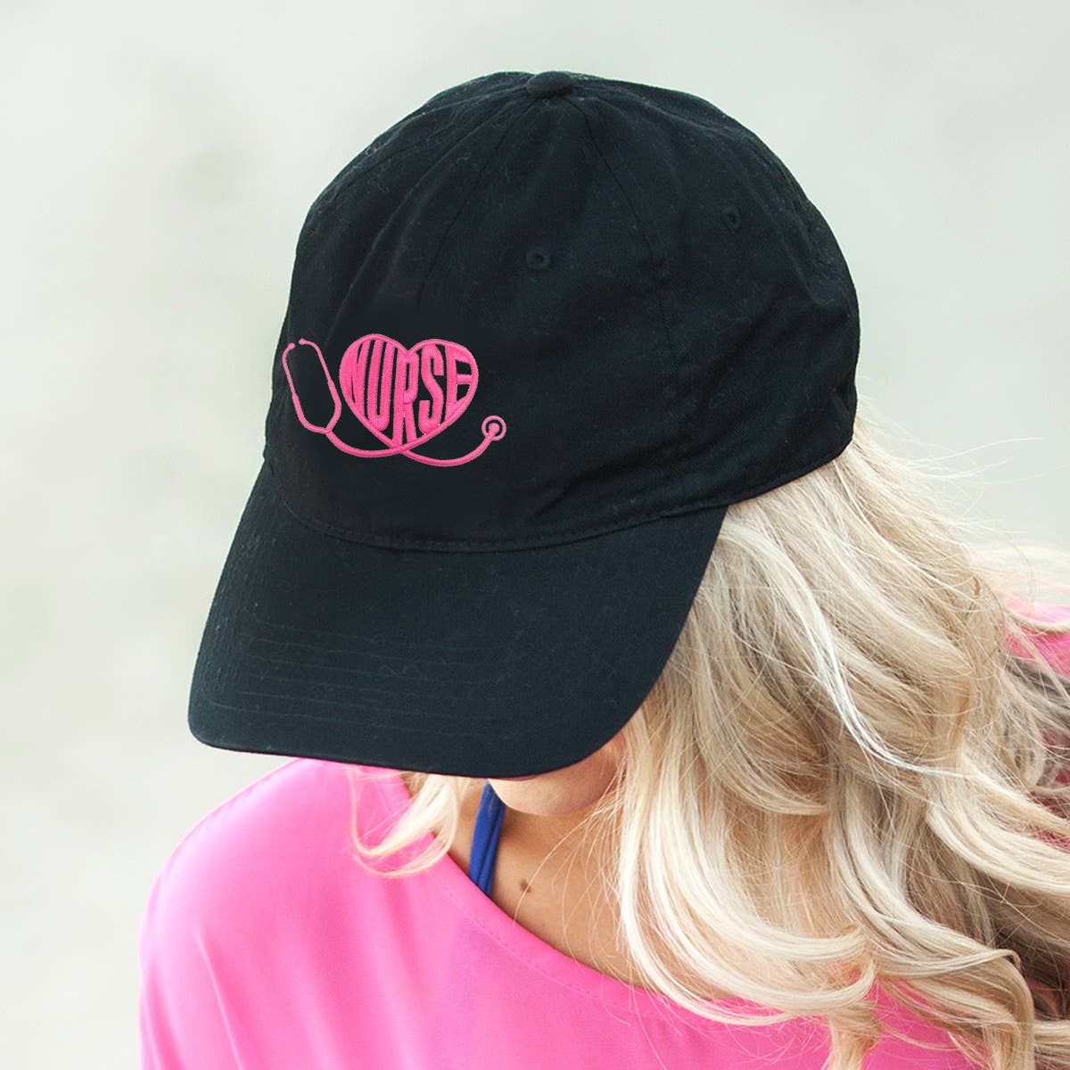 Heart Nurse Cap