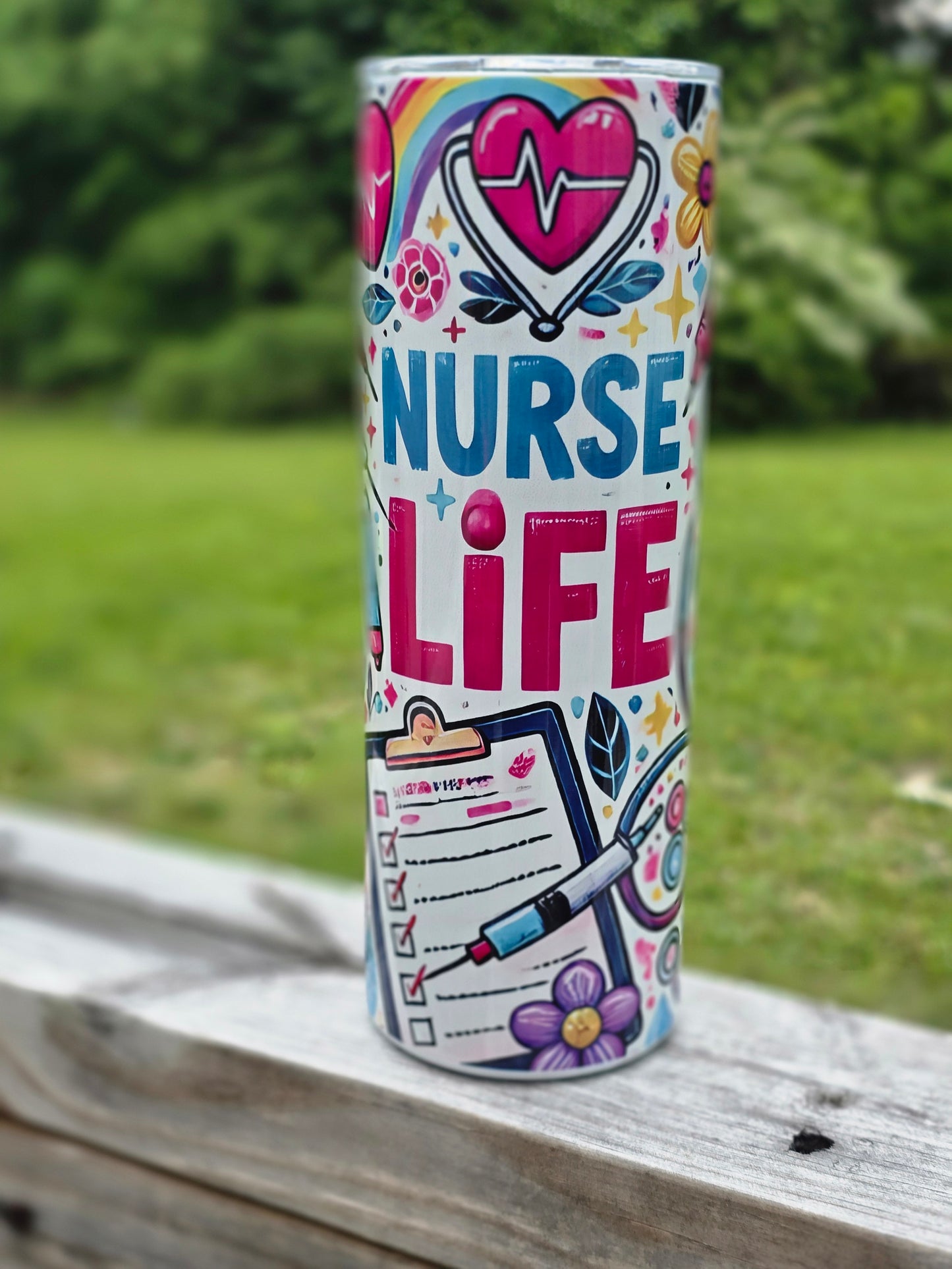 Nurse Life Skinny Tumblers
