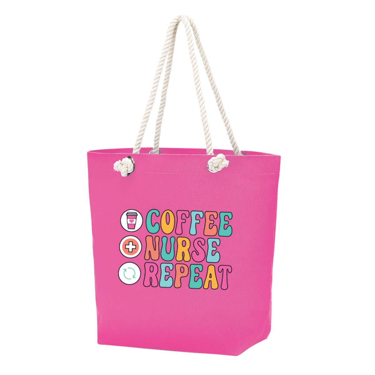 Coffee, Nurse, Repeat Castaway Tote