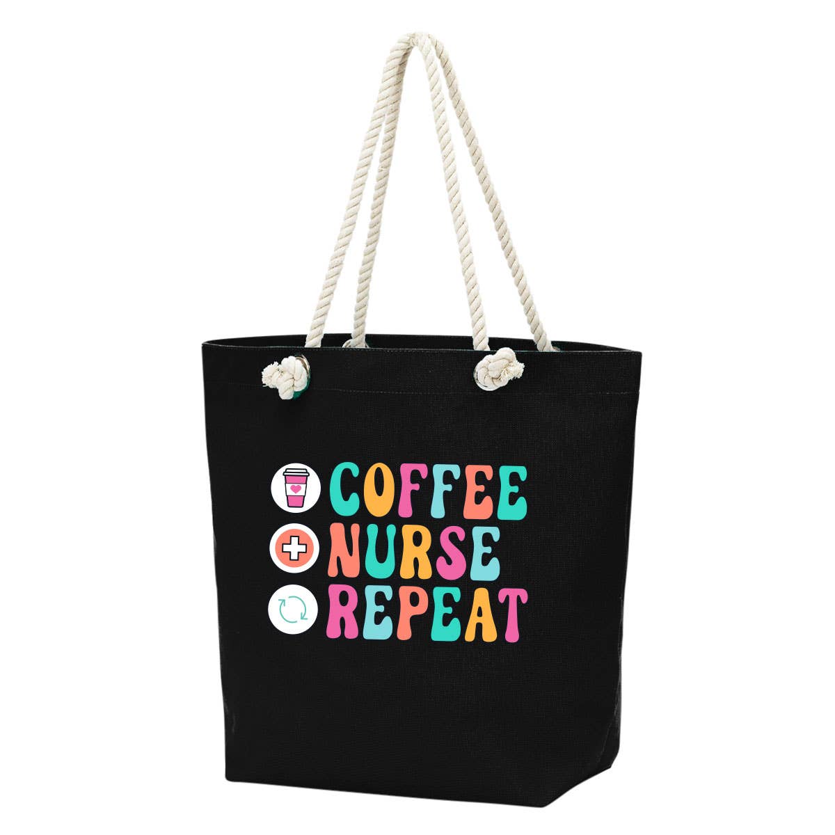 Coffee, Nurse, Repeat Castaway Tote